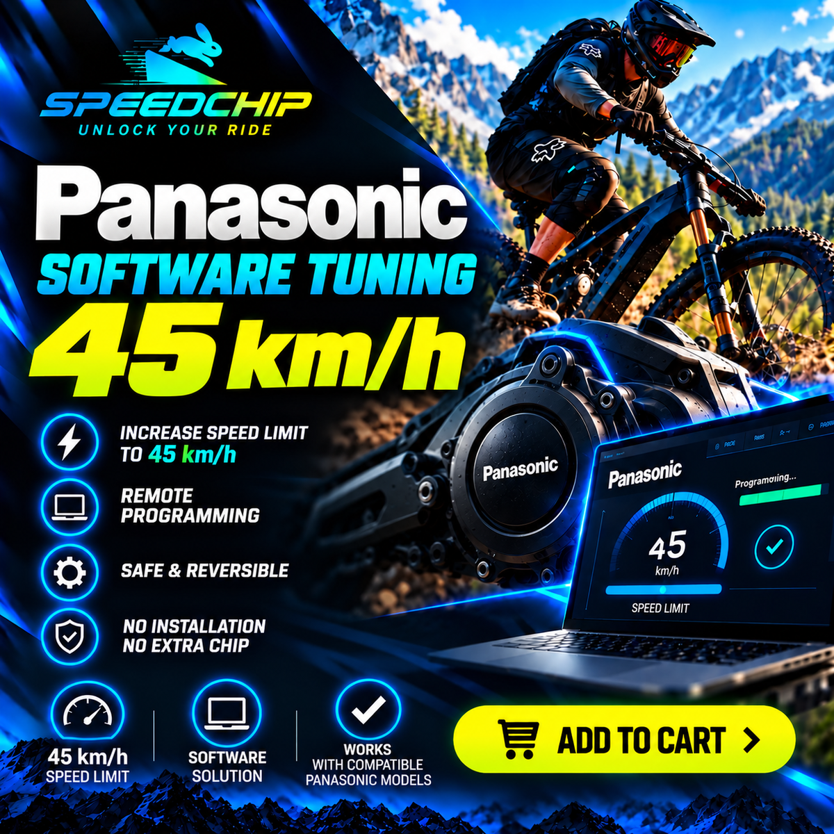 Panasonic Soft Unlock your bike! - 45km/h