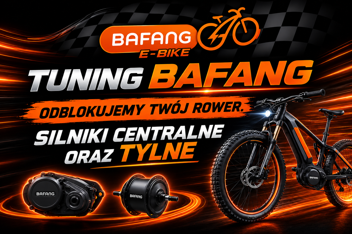 Bafang odblokowanie silnika tylnego, oprogramowanie, soft, tuning