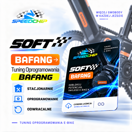 Bafang odblokowanie silnika centralnego, oprogramowanie, soft, tuning - stacjonarnie